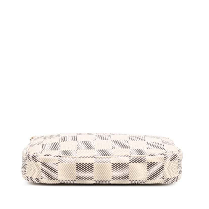 Louis Vuitton Damier Azur Mini Pochette Accessoires White Canvas Good condition - Inside View