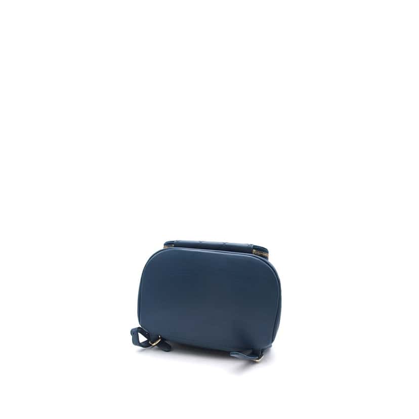 Chanel Caviar Business Affinity Backpack Blue Leather Good condition - Inside View