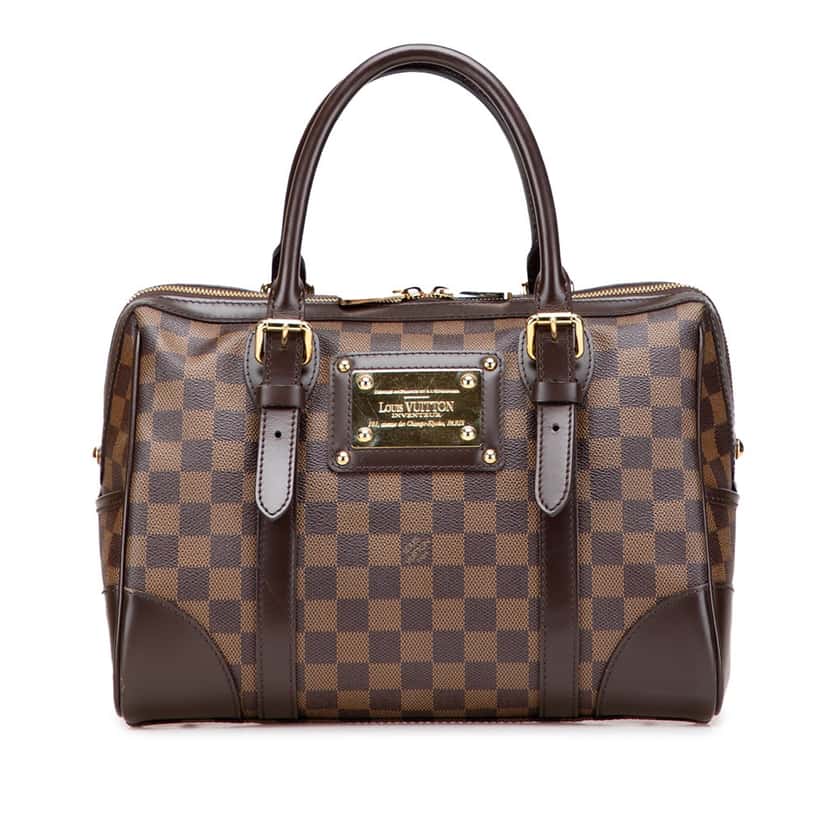 Louis Vuitton Damier Ebene Berkeley Brown Canvas Good condition - Front View