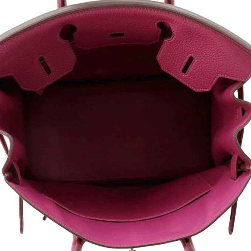 Hermès Togo Birkin Retourne 30 Pink Leather Good condition - Model View