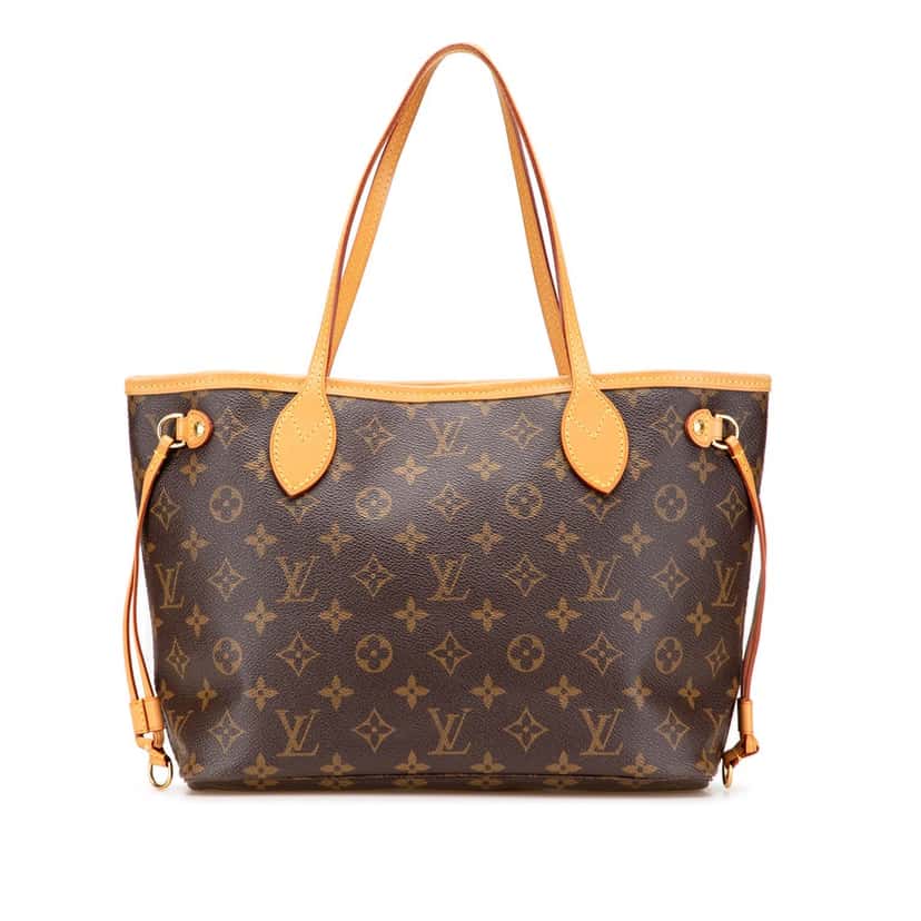 Louis Vuitton Monogram Neverfull PM Brown Canvas Good condition - Front View