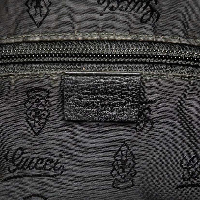 Gucci Guccissima Crossbody Black Leather Good condition - Box View