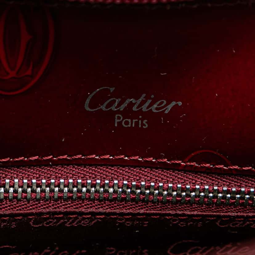 Cartier Patent Happy Birthday Backpack Red Leather Good condition - Box View