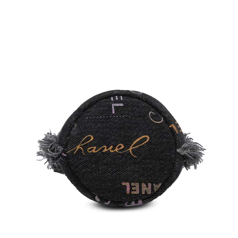 Chanel Mini Denim Mood Bucket with Chain Grey Denim Good condition - Inside View