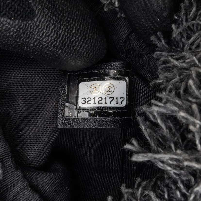 Chanel Mini Denim Mood Bucket with Chain Grey Denim Good condition - Box View