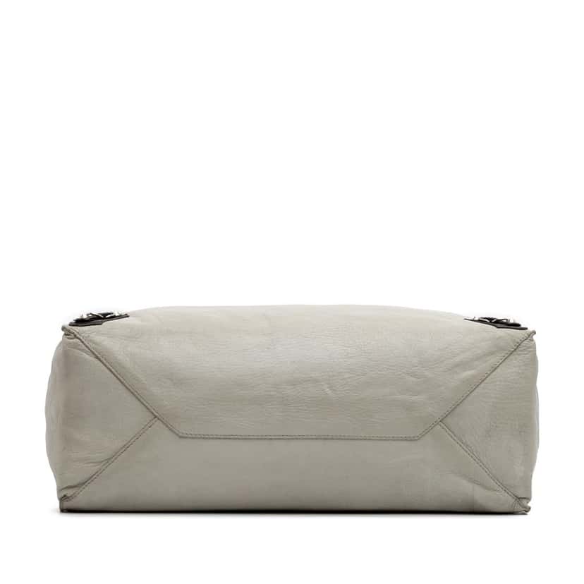 Balenciaga Leather Papier A4 Tote Grey Leather Good condition - Inside View