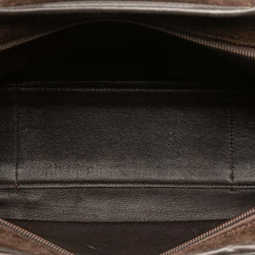 Loewe Suede Amazona 28 Brown Leather Good condition - Model View
