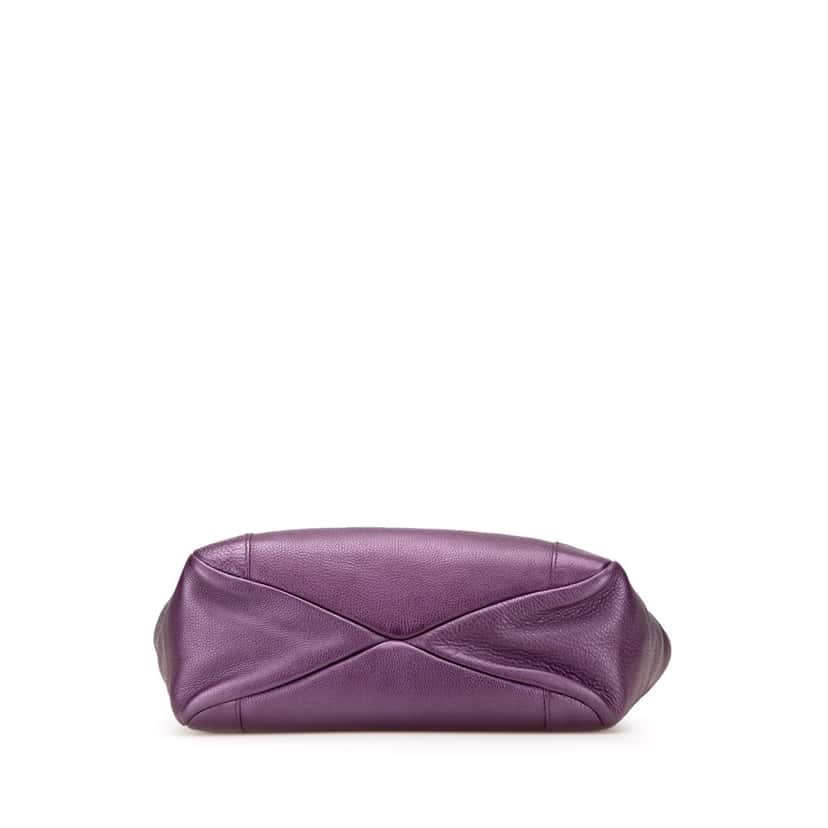 Gucci Leather Greenwich Tote Purple Leather Good condition - Inside View