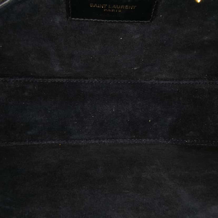 Saint Laurent Smooth Calfskin Le 5 a 7 Hobo Black Leather Good condition - Model View