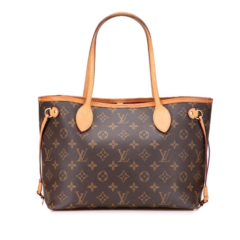 Louis Vuitton Monogram Neverfull PM Brown Canvas Good condition - Front View