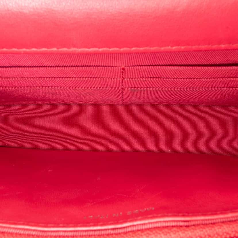 Chanel Classic Lambskin Wallet on Chain Pink Leather Good condition - Box View