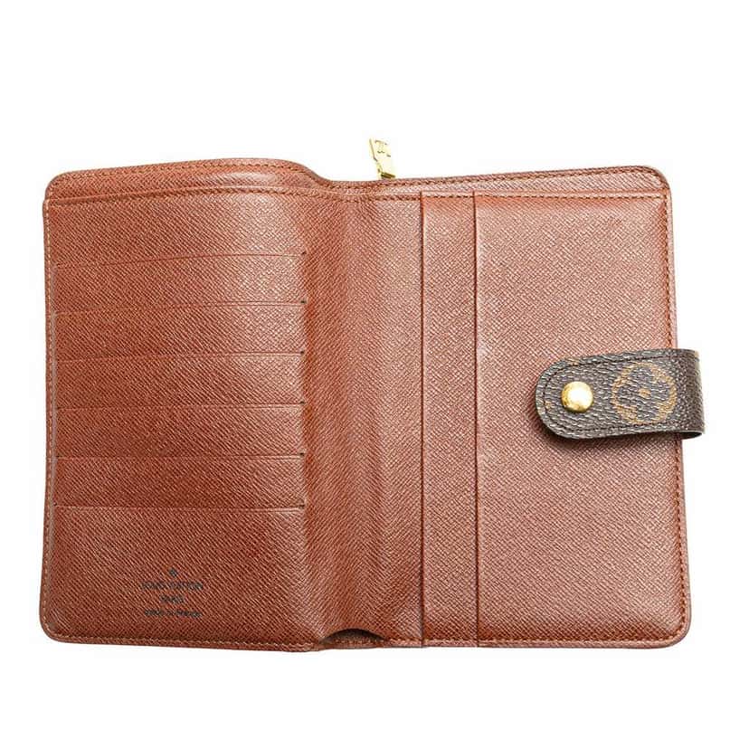 Louis Vuitton Monogram Porte-Papier Zipped Wallet Brown Canvas Good condition - Model View