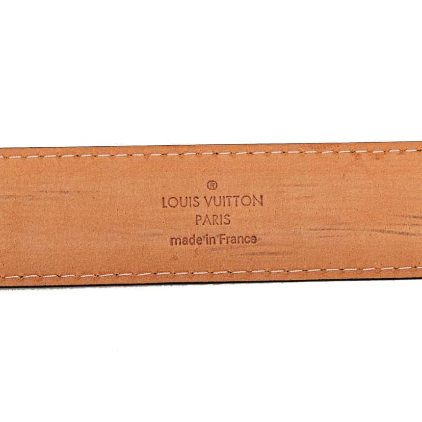 Louis Vuitton Epi Ceinture Belt Black Leather Good condition - Model View