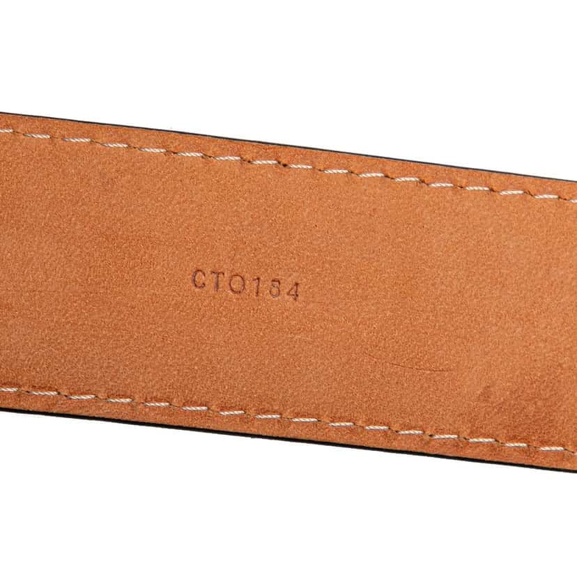 Louis Vuitton Epi Ceinture Belt Black Leather Good condition - Box View