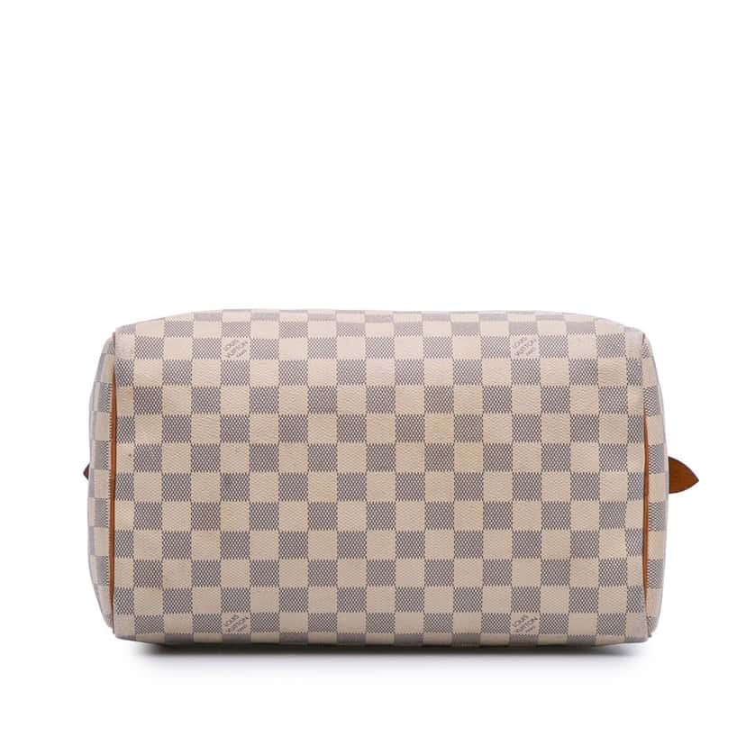 Louis Vuitton Damier Azur Speedy 30 White Canvas Good condition - Inside View