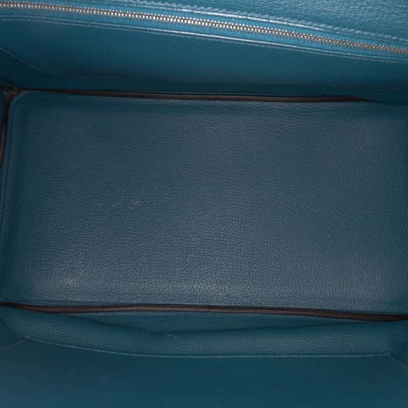 Hermès Togo Birkin Retourne 35 Blue Leather Good condition - Model View
