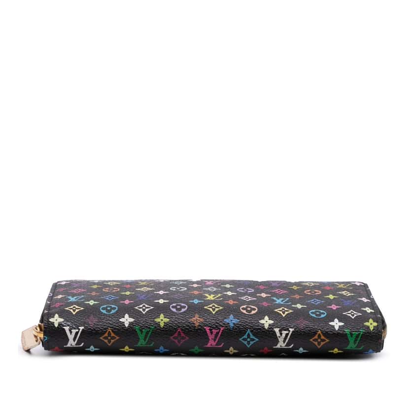 Louis Vuitton Monogram Multicolore Zippy Wallet Black Canvas Good condition - Inside View