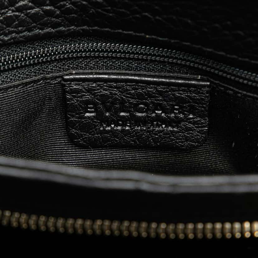 Bvlgari Logomania Canvas Handbag Black Canvas Good condition - Box View