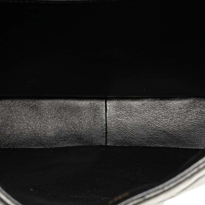 Chanel Jumbo Lambskin Double Sided Flap Black Leather Good condition - Model View
