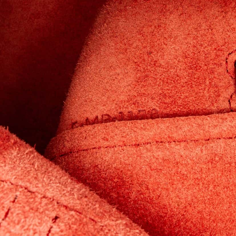 Celine Nano Grained Calfskin Belt Bag Red Leather Good condition - Box View