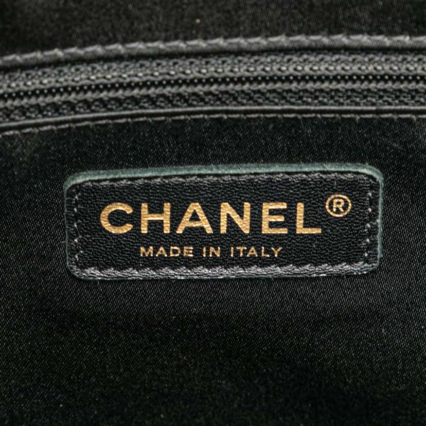 Chanel Caviar Grand Shopping Tote XL Black Leather Good condition - Box View