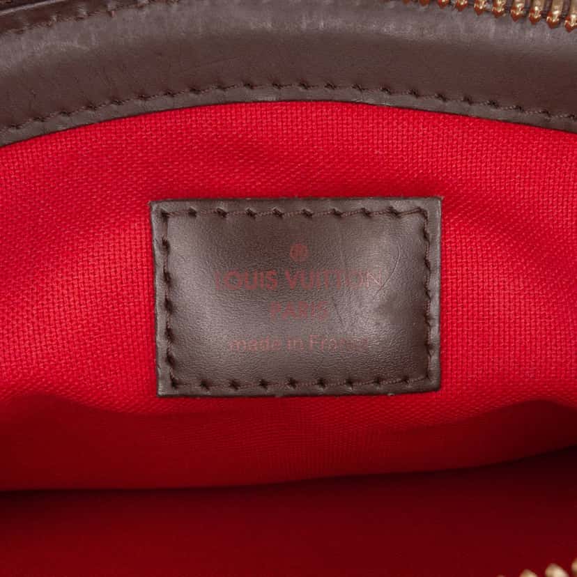 Louis Vuitton Damier Ebene Verona PM Brown Canvas Good condition - Box View