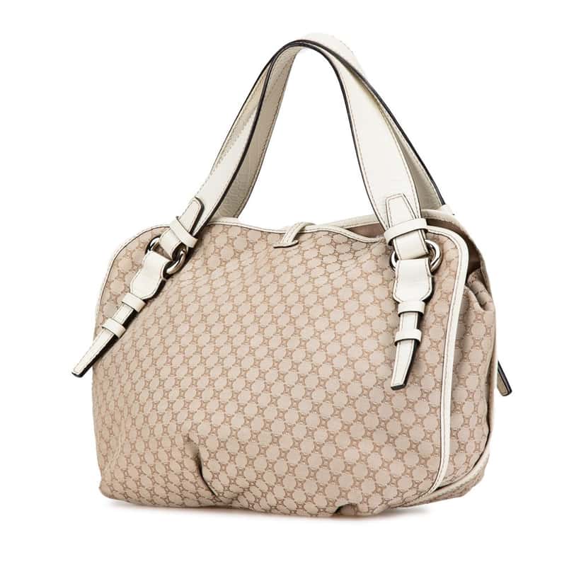Celine Macadam Canvas Bittersweet Hobo Brown Canvas Good condition - Back View