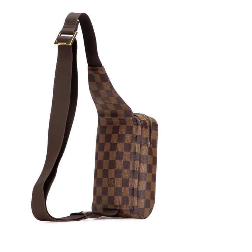 Louis Vuitton Damier Ebene Geronimos Brown Canvas Good condition - Back View