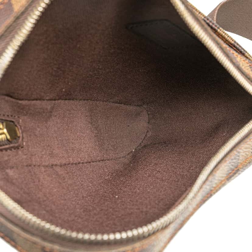 Louis Vuitton Damier Ebene Geronimos Brown Canvas Good condition - Model View