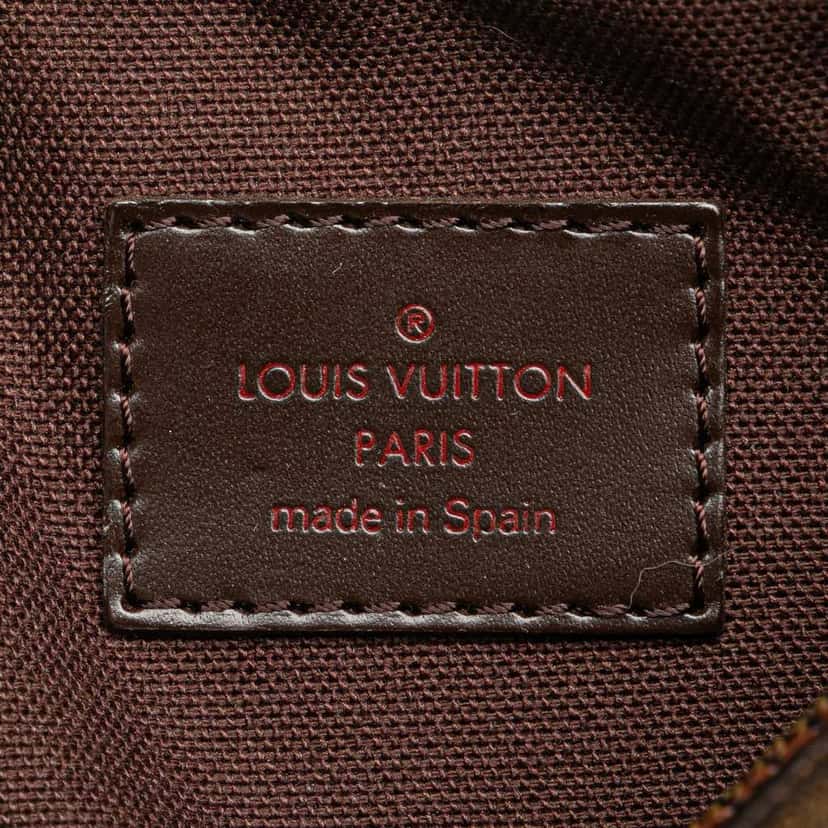 Louis Vuitton Damier Ebene Geronimos Brown Canvas Good condition - Box View