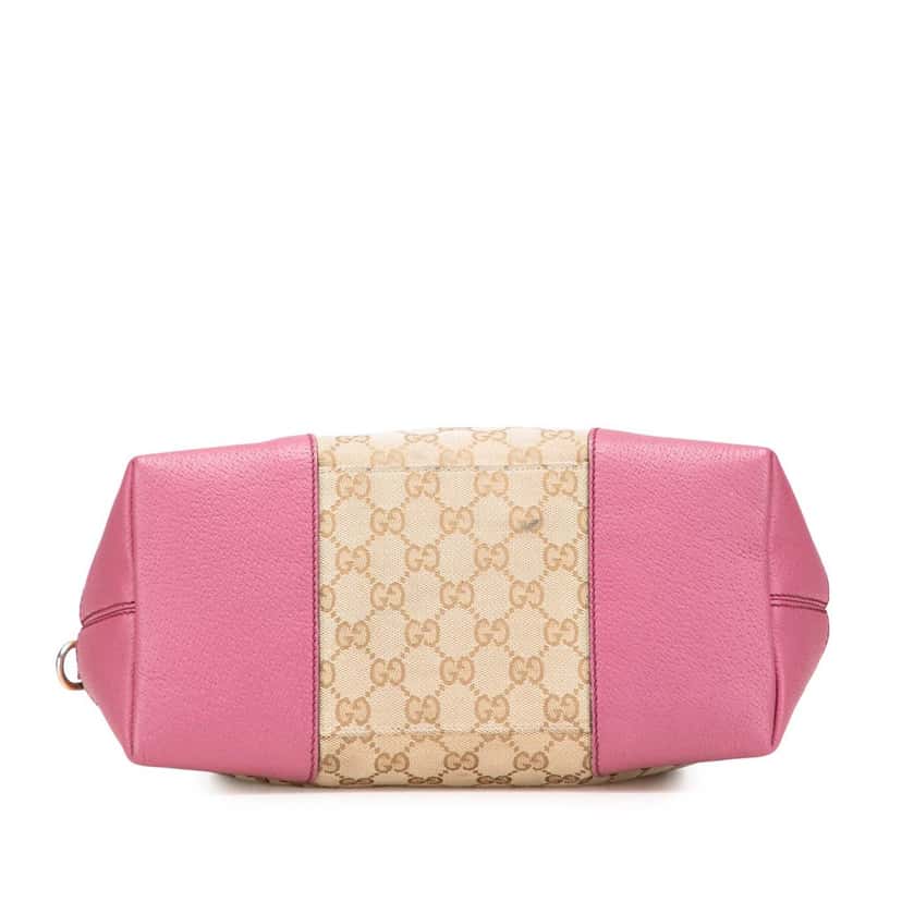 Gucci Medium GG Canvas Bree Satchel Brown Canvas Good condition - Inside View