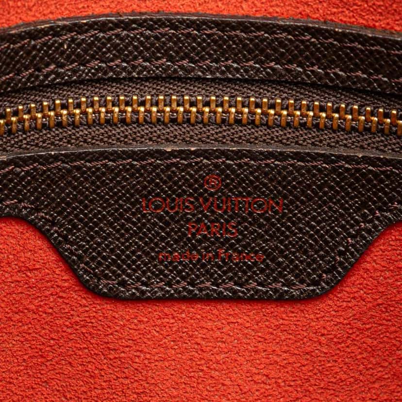 Louis Vuitton Damier Ebene Triana Brown Canvas Good condition - Box View