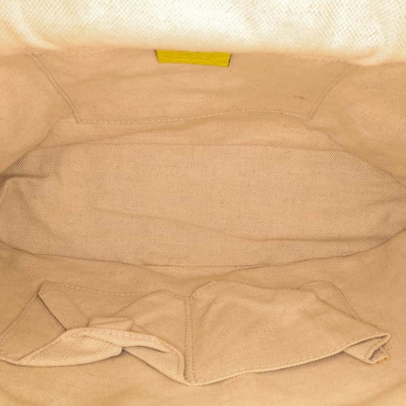 Gucci Leather Bamboo Tassel Backpack Yellow Leather Good condition - Model View