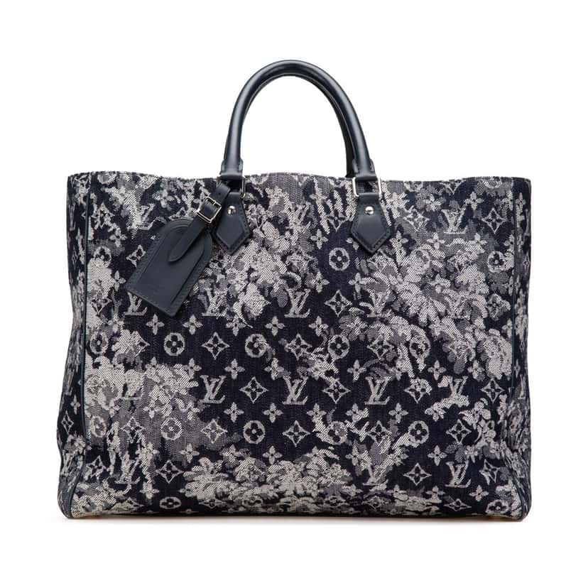 Louis Vuitton Monogram Tapestry Grand Sac Blue Denim Good condition - Front View
