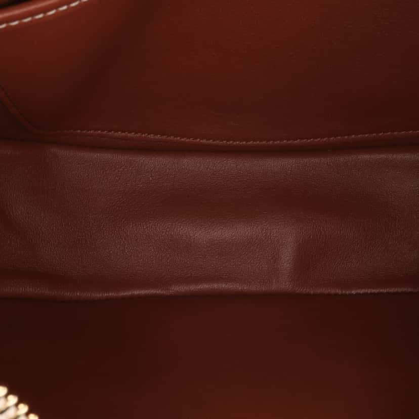 Celine Zebra Print Canvas Ava Shoulder Bag Brown Canvas Good condition - Model View