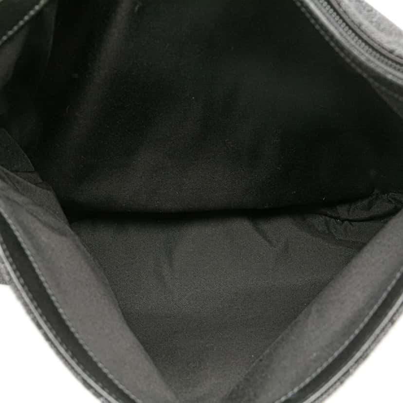 Gucci Large GG Denim Horsebit Classic Ring Hobo Black Denim Good condition - Box View