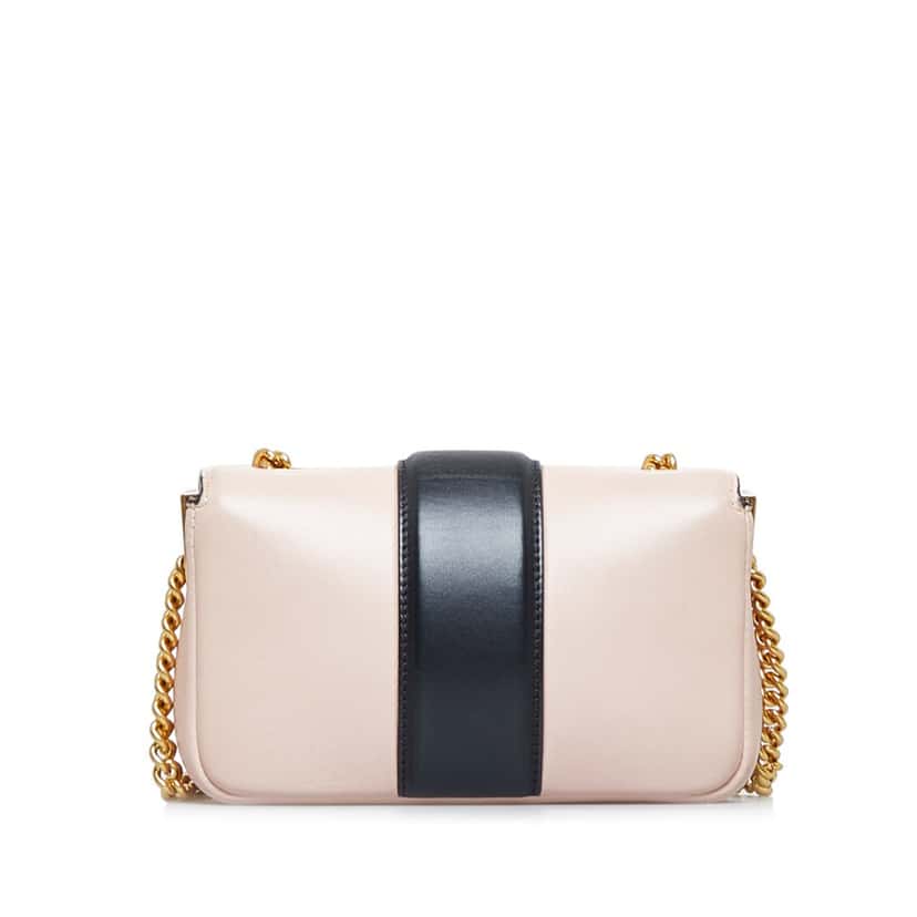 Fendi Mini Baguette Chain Pink Leather Good condition - Inside View
