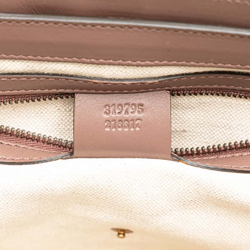 Gucci Patent Bright Bit Satchel Brown Leather Good condition - Box View