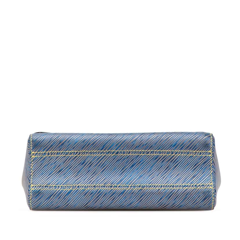 Louis Vuitton Epi Denim Twist MM Blue Leather Good condition - Inside View