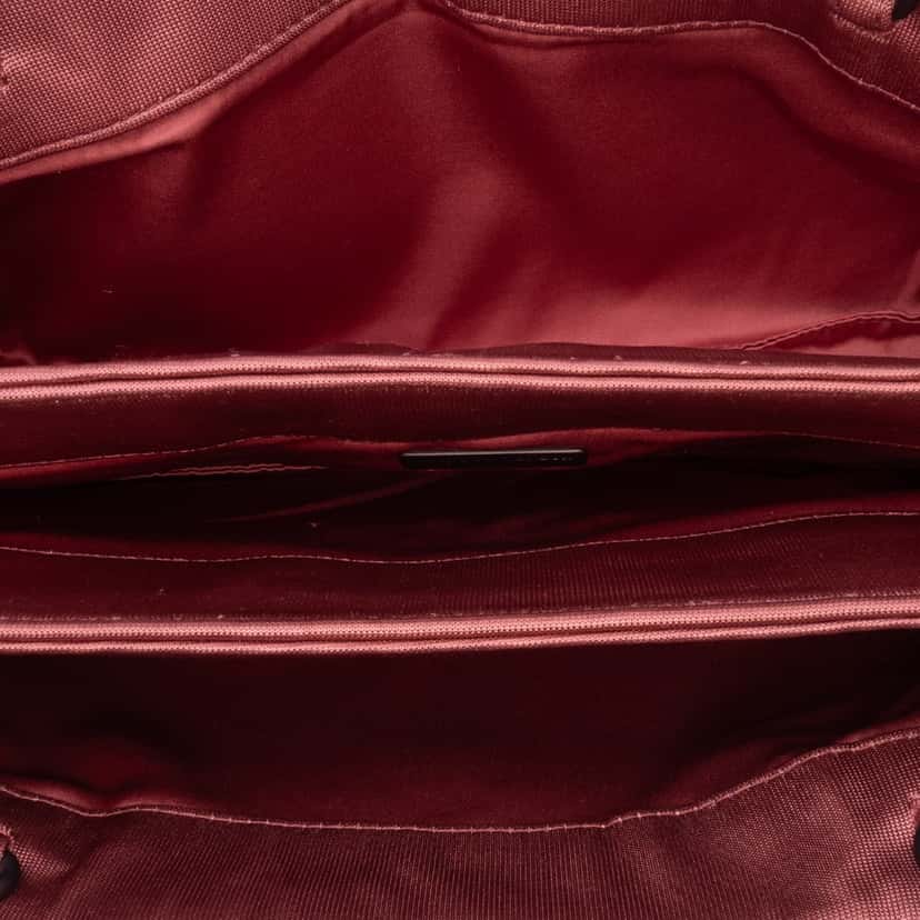 Bottega Veneta Canvas Intrecciato Buckle Flap Handbag Pink Canvas Good condition - Model View