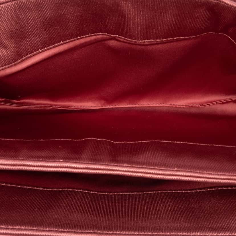 Bottega Veneta Canvas Intrecciato Buckle Flap Handbag Pink Canvas Good condition - Box View