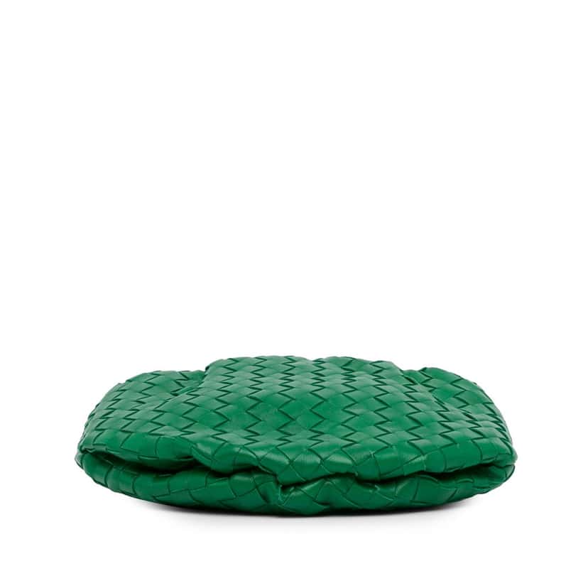 Bottega Veneta Nappa Intrecciato Mini Bulb Green Leather Good condition - Model View