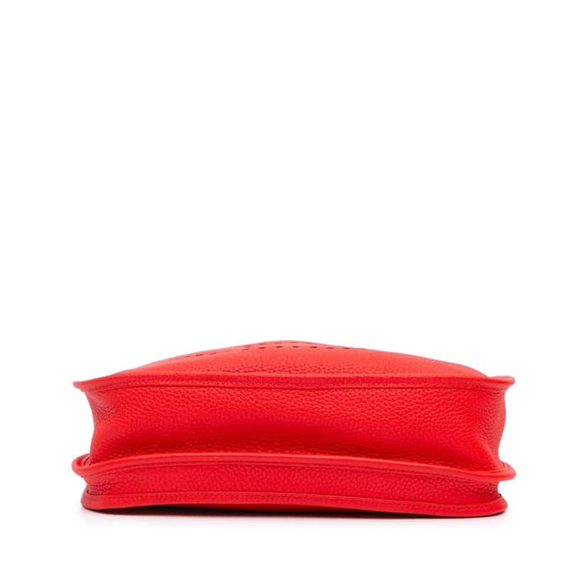 Hermès Clemence Evelyne III 29 PM Red Leather Good condition - Inside View