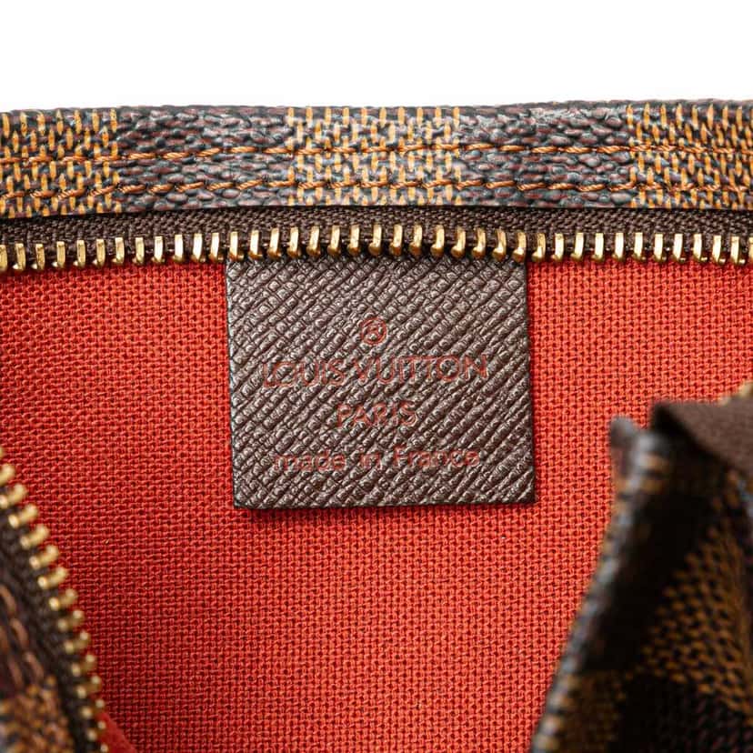 Louis Vuitton Damier Ebene Trousse Pochette Brown Canvas Good condition - Box View