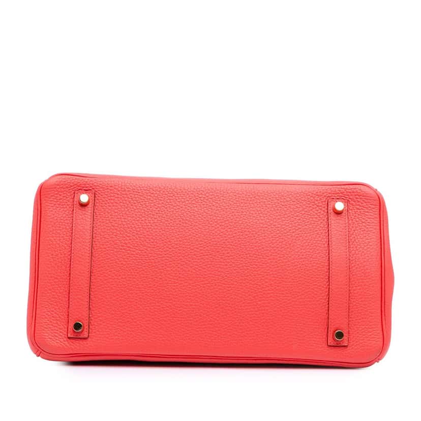 Hermès Togo Birkin Retourne 35 Pink Leather Good condition - Inside View