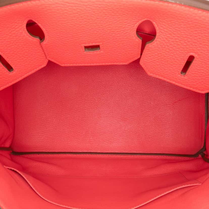 Hermès Togo Birkin Retourne 35 Pink Leather Good condition - Model View