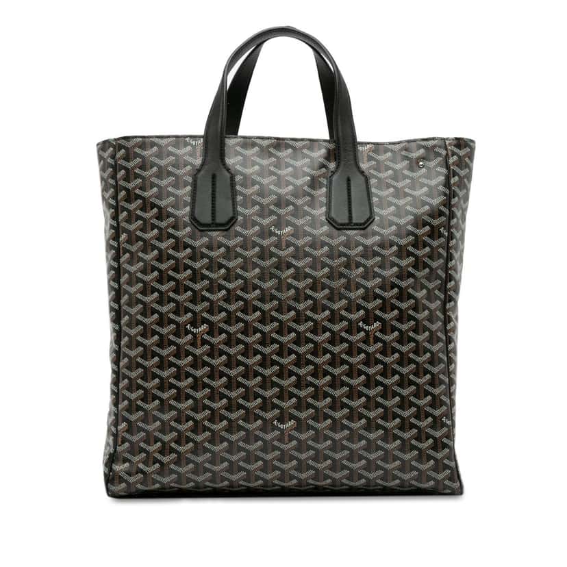 Goyard Goyardine Voltaire Black Canvas Good condition - Front View
