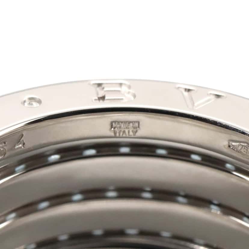 Bvlgari 18K White Gold and Blue Topaz B.Zero1 Three Band Ring Silver White Gold Good condition - Inside View