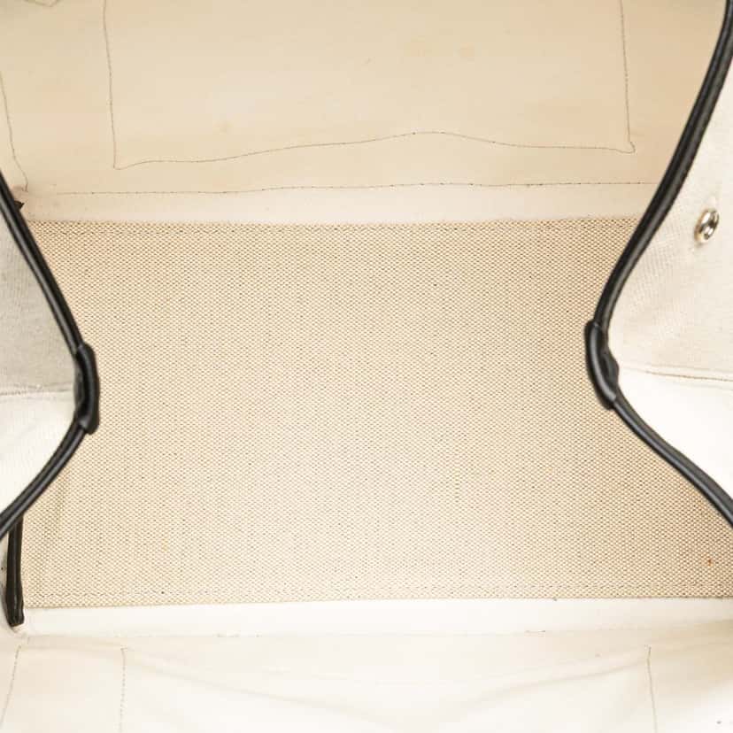 Balenciaga Canvas S Navy Cabas Tote White Canvas Good condition - Model View