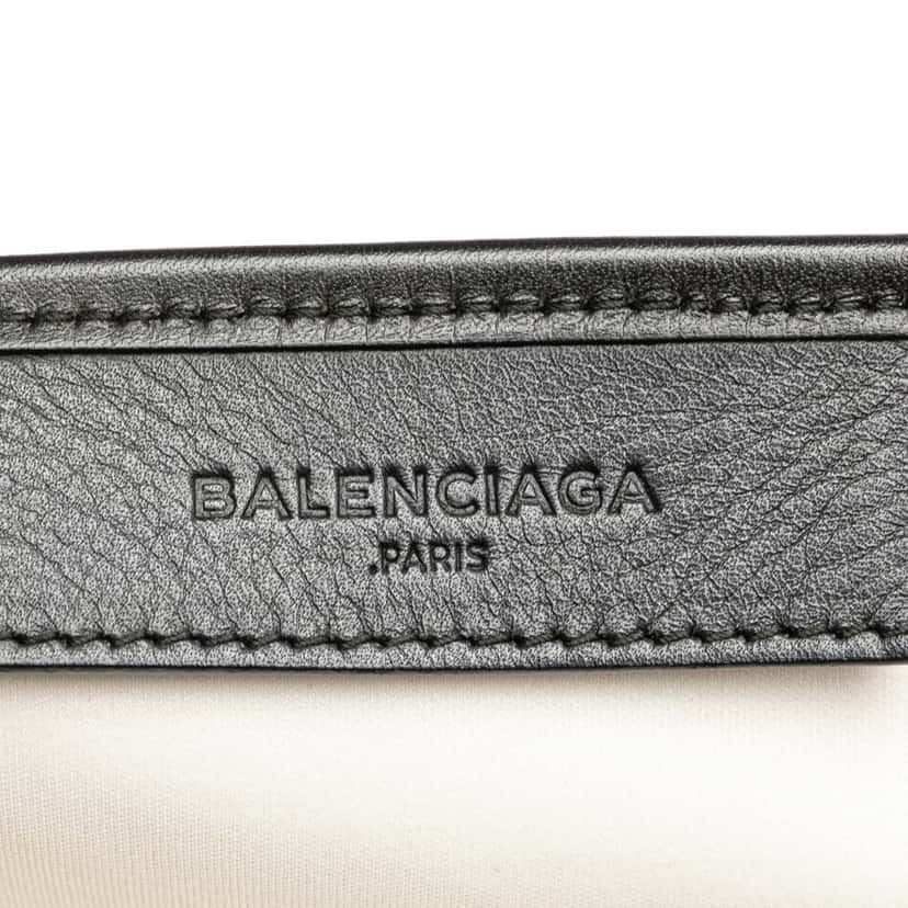 Balenciaga Canvas S Navy Cabas Tote White Canvas Good condition - Box View